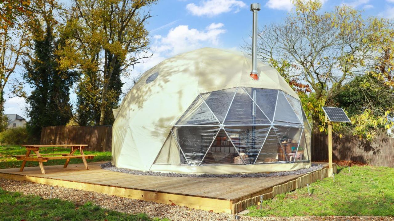 Luxury Dome With Private Wood-Fired Hot Tub Oxford Exterior foto