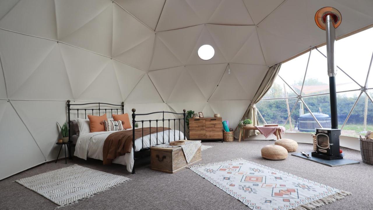 Luxury Dome With Private Wood-Fired Hot Tub Oxford Exterior foto