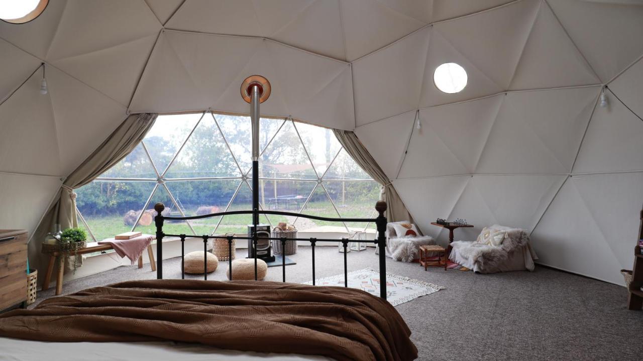 Luxury Dome With Private Wood-Fired Hot Tub Oxford Exterior foto