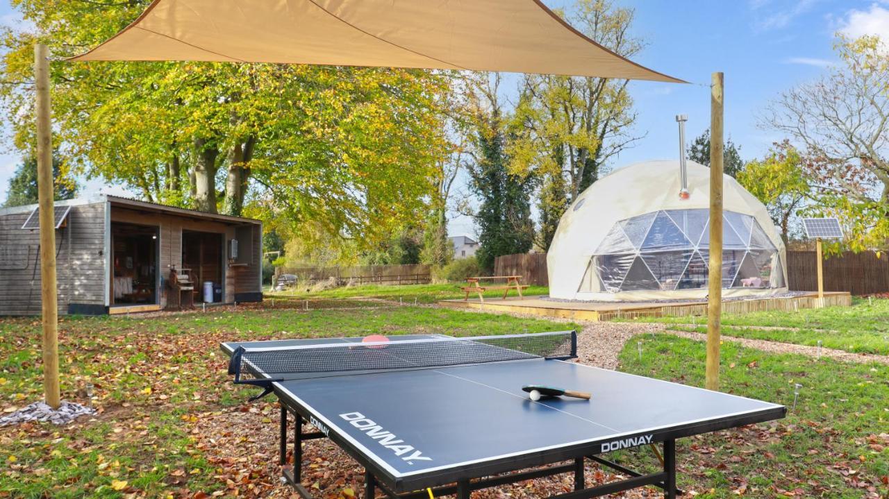 Luxury Dome With Private Wood-Fired Hot Tub Oxford Exterior foto