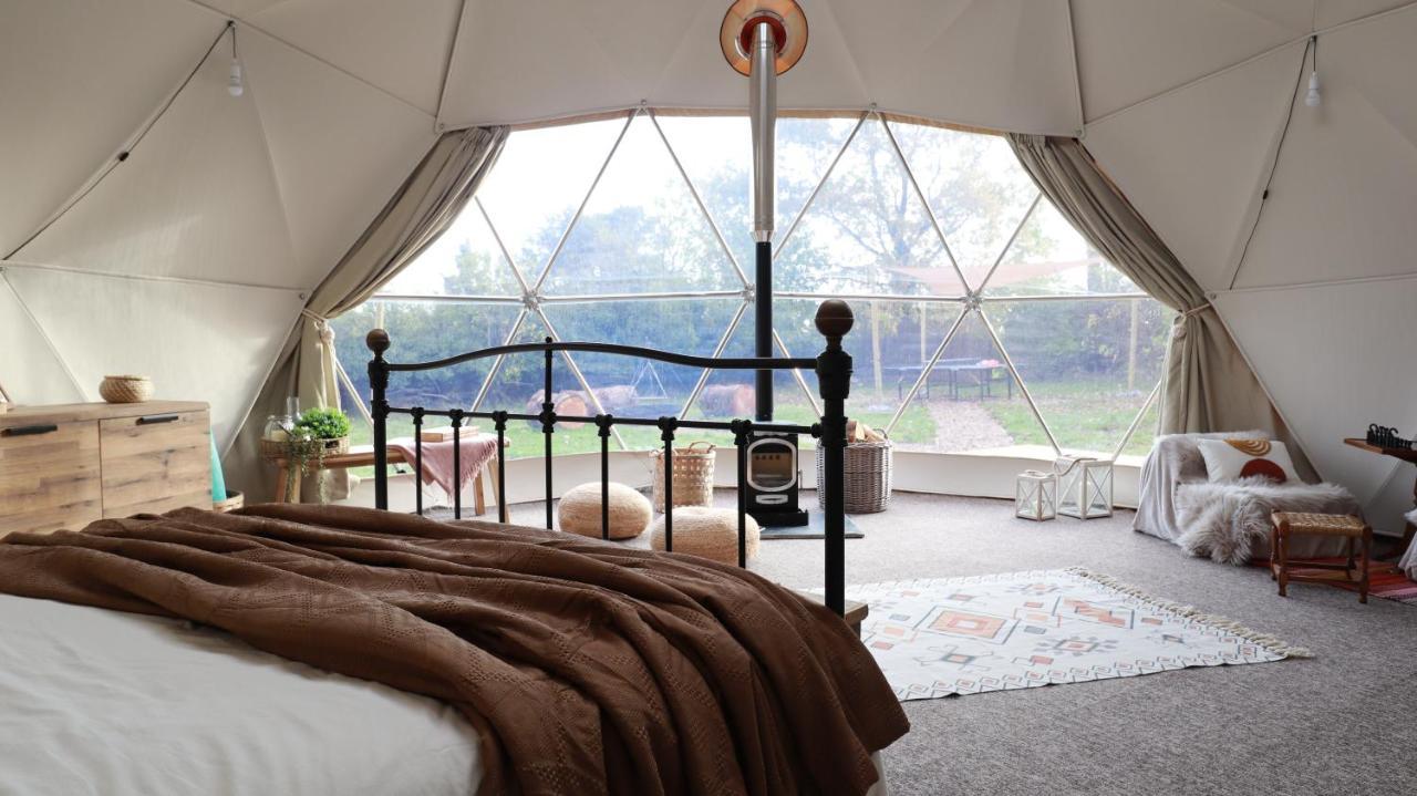 Luxury Dome With Private Wood-Fired Hot Tub Oxford Exterior foto